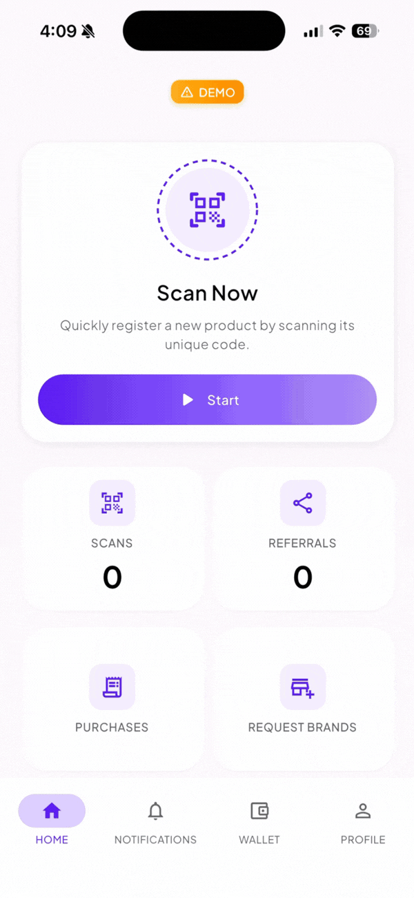 Scan app demo